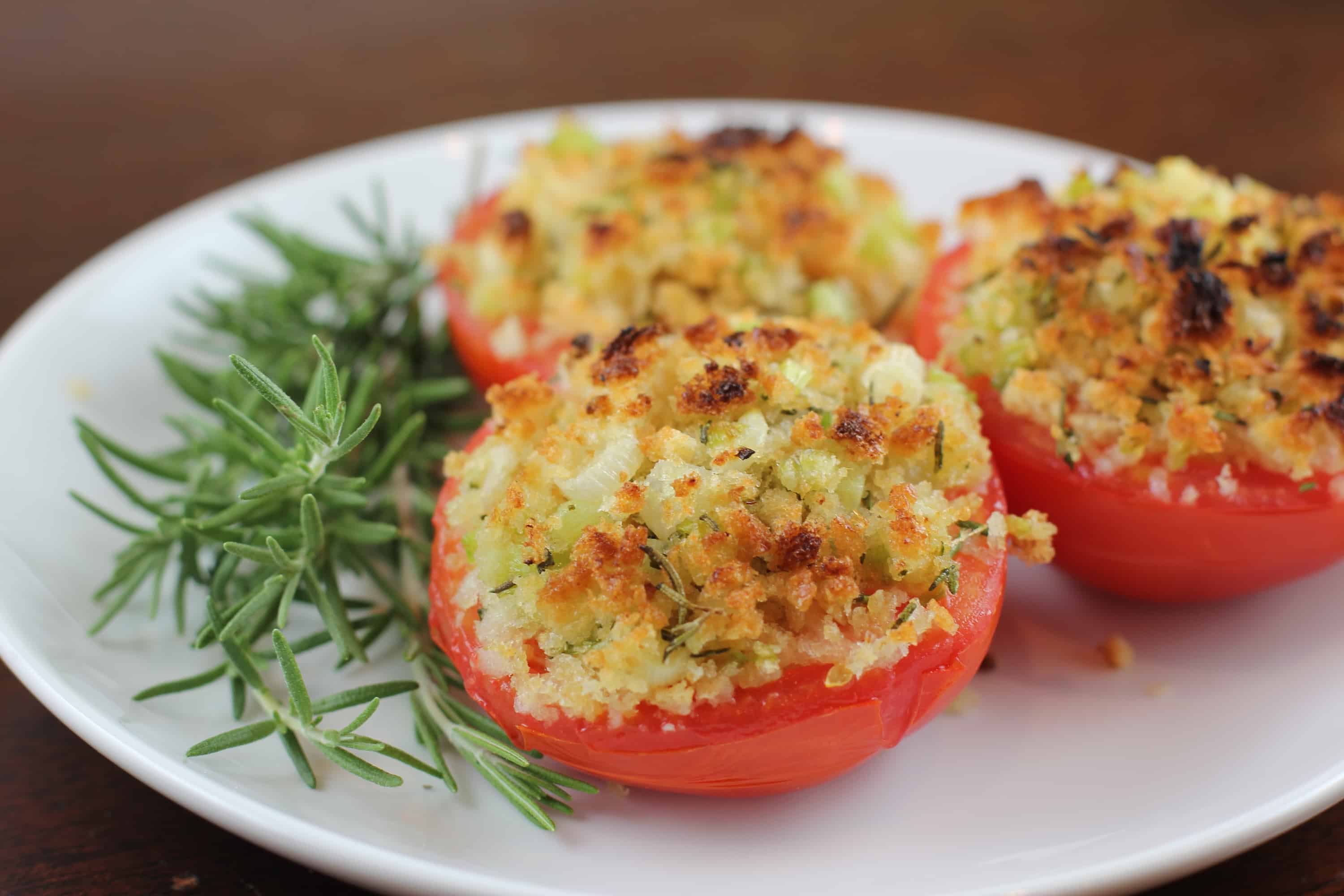 Rosemary broiled tomatoes