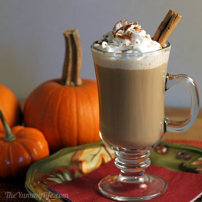 Slow cooker maple pumpkin spice latte
