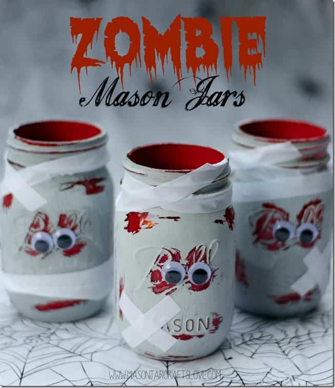 Zombie mason jars