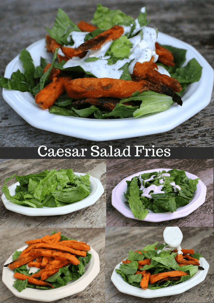 Cesar salad fries