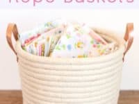 DIY no sew rope basket 200x150 Winding It Up with Style: Smart DIY Projects Using Rope