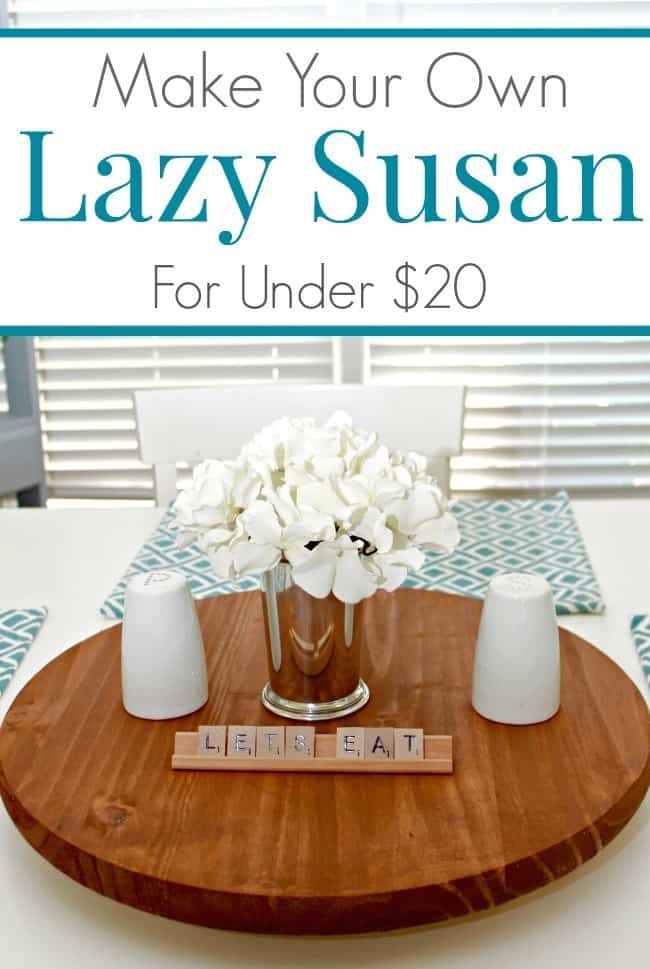 DIY wooden Lazy Susan