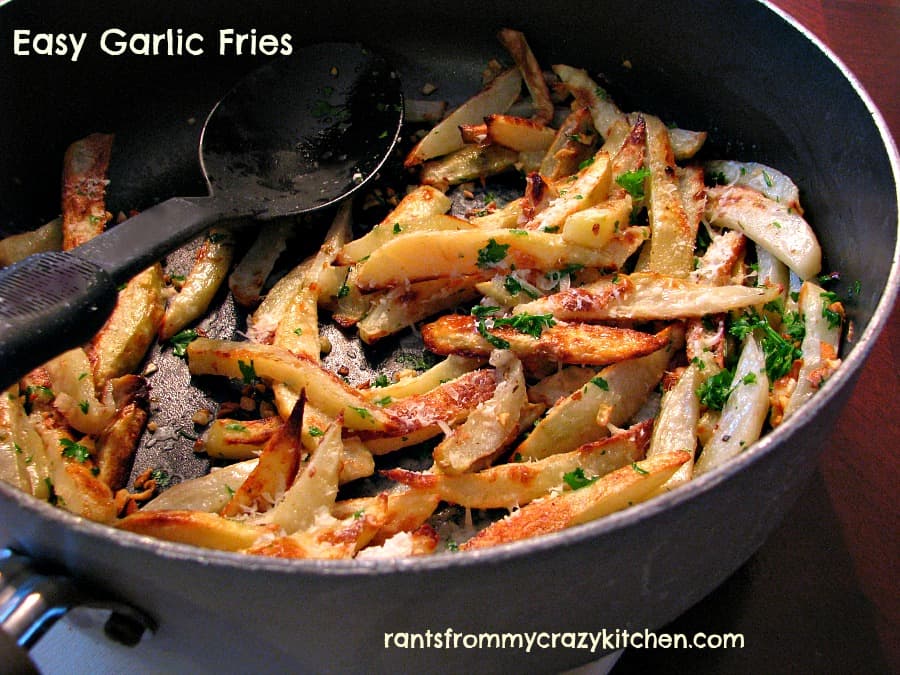 Easy garlic fries