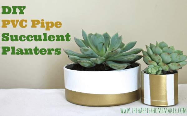 PVC pipe planters