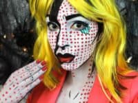 Pop art girl makeup tutorial 200x150 Color, Nostalgia and Unique Style: Best Pop Art Inspired Crafts
