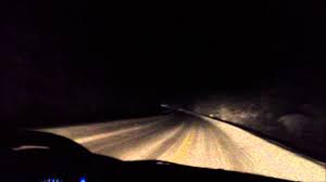 Take special care driving in the dark