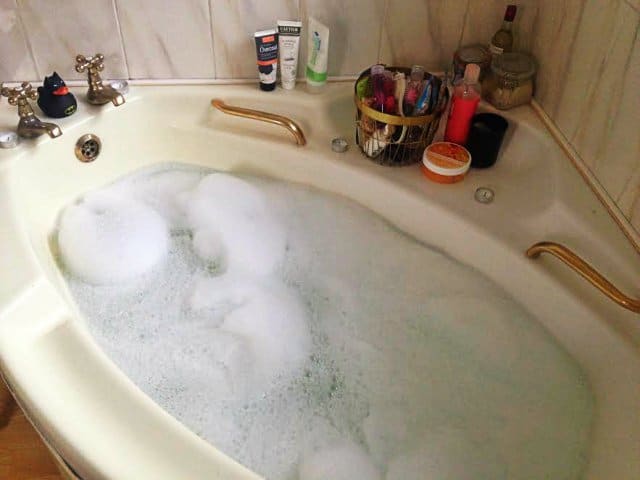 Treat yourself to a bubble bath