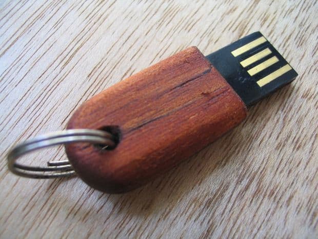 Wooden USB drive