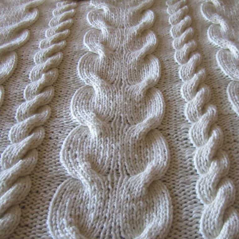 super Chunky Cable throw