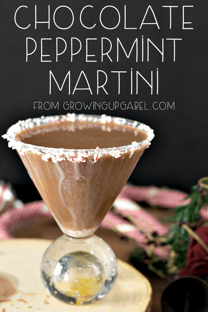 Chocolate peppermint martini