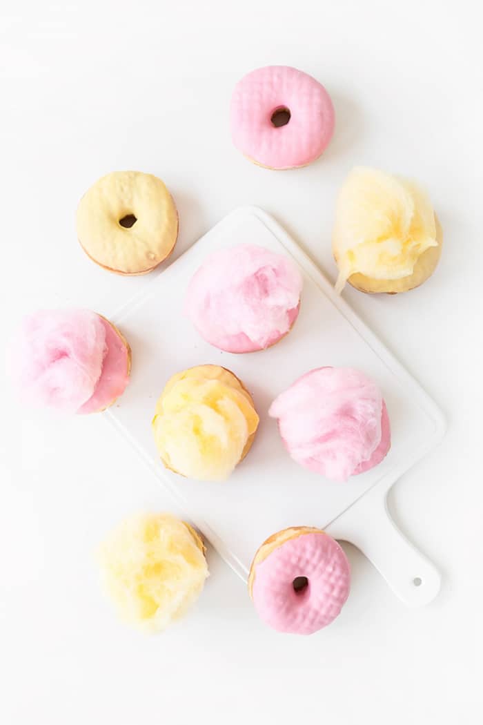 Cotton candy donuts
