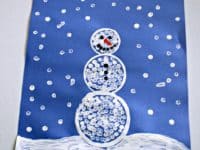 White Christmas Joy: 15 Cute Snowman Themed Crafts for Kids
