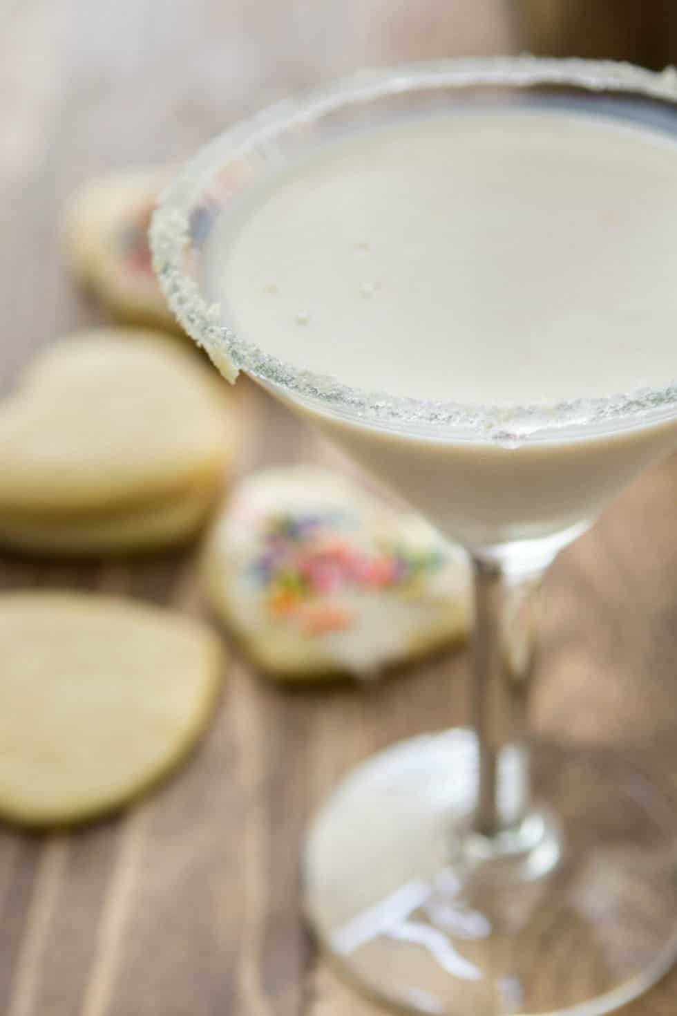 Sugar cookie martini