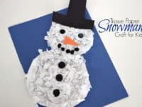 White Christmas Joy: 15 Cute Snowman Themed Crafts for Kids