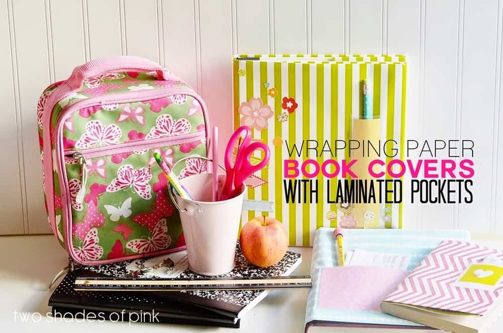 Wrapping paper book covers