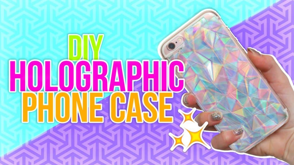 Holographic phone case
