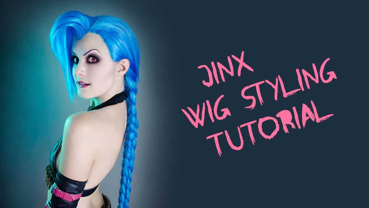 Jinx wig from League of Legandsa
