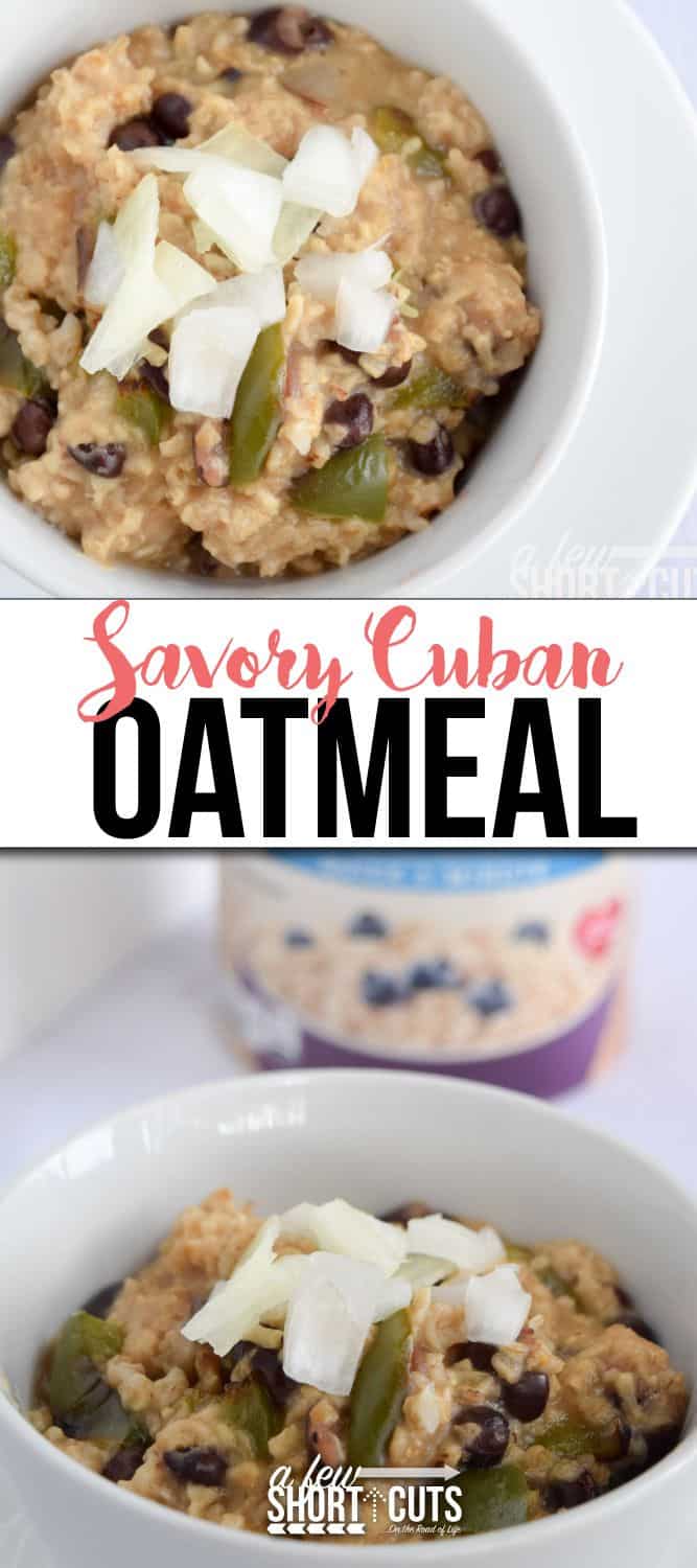 Savoury Cuban oatmeal