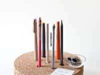 Cork coaster pencil holder 200x150 For a More Organized Workspace: Smart DIY Desk Organizers