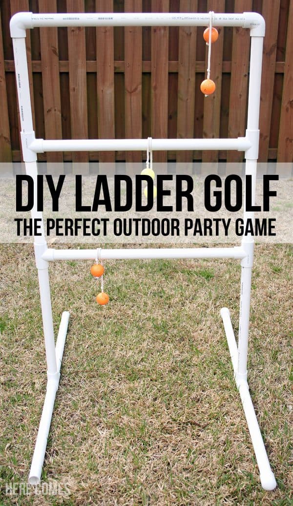 DIY ladder golf