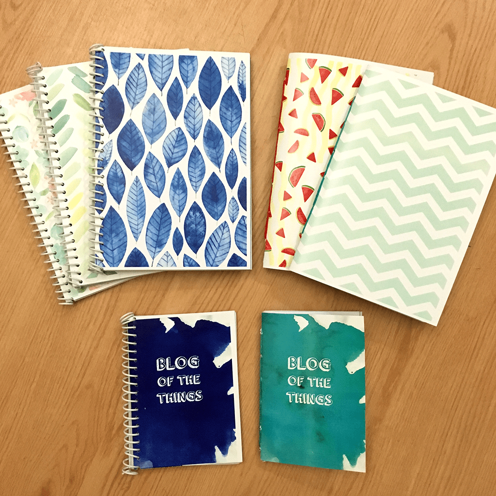 Decorative paper notebooks