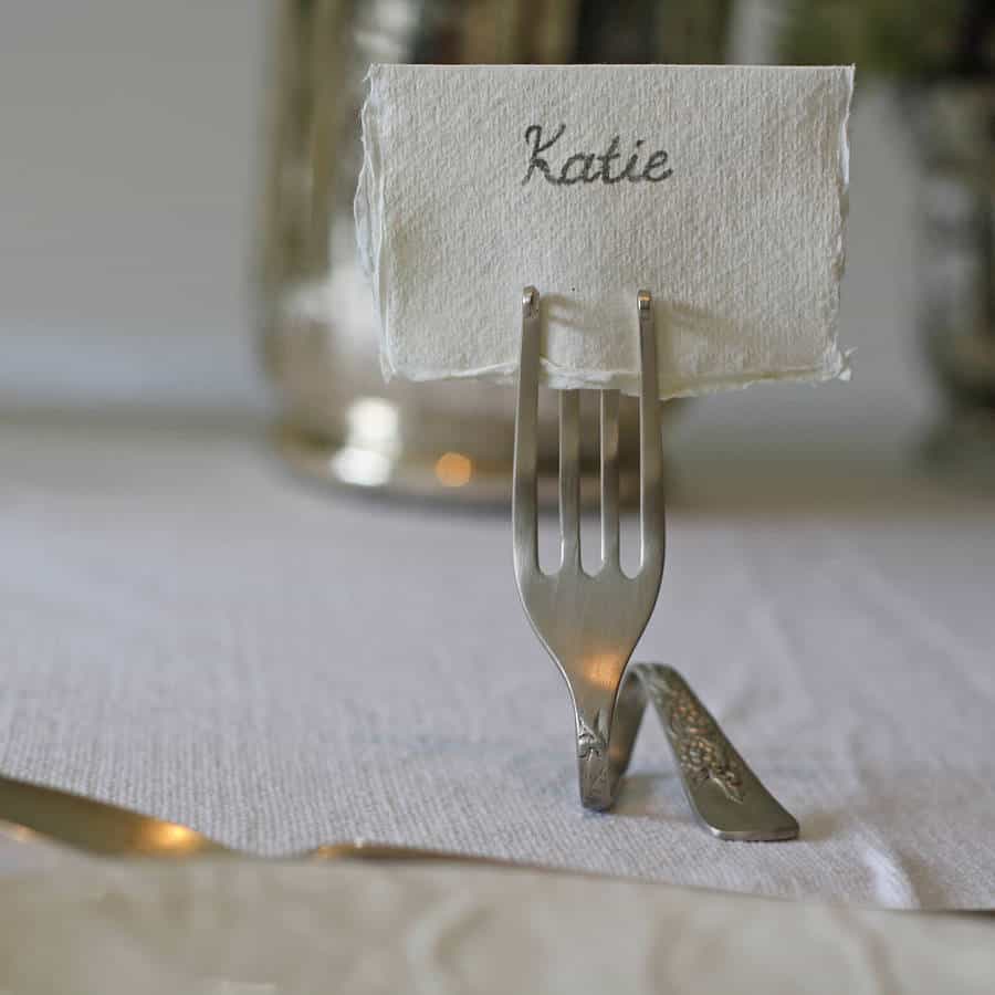 Fork place card holders