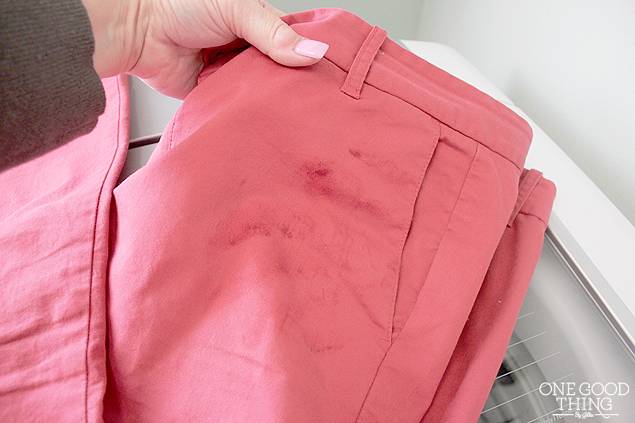 Getting rid of oil stains