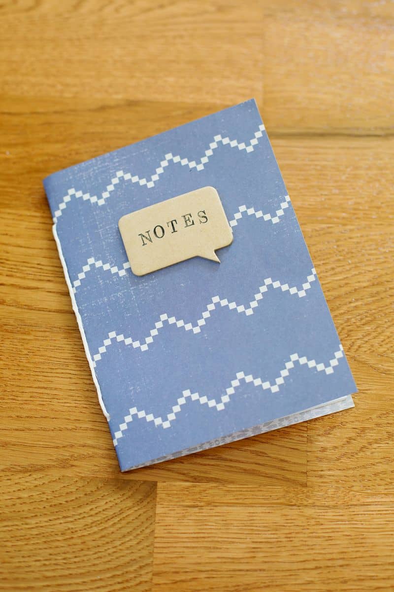 Homemade folded journals