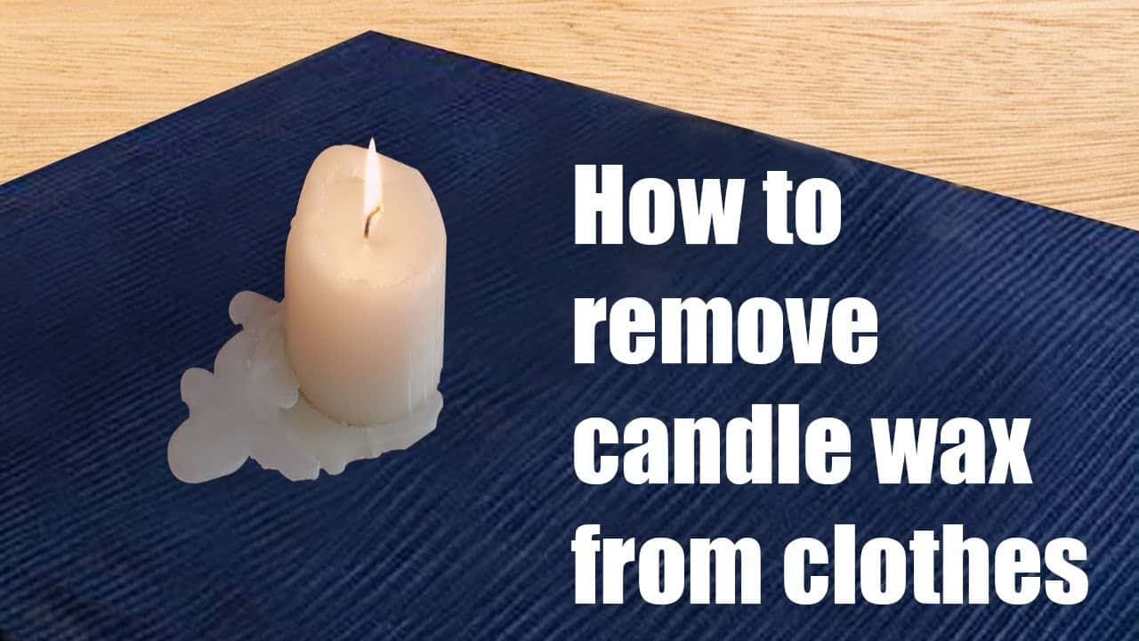 How to get wax out of clothing
