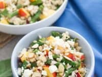 Barley salad with grilled asparagus and nectarines 200x150 Sprinkle of Freshness and Health: 15 Awesome Salad Recipes for Spring