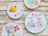 All Too Easy: Delightful Dollar Store Embroidery Hoop Crafts
