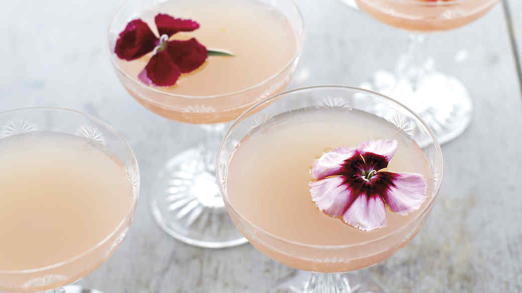 Lillet rose spring cocktail