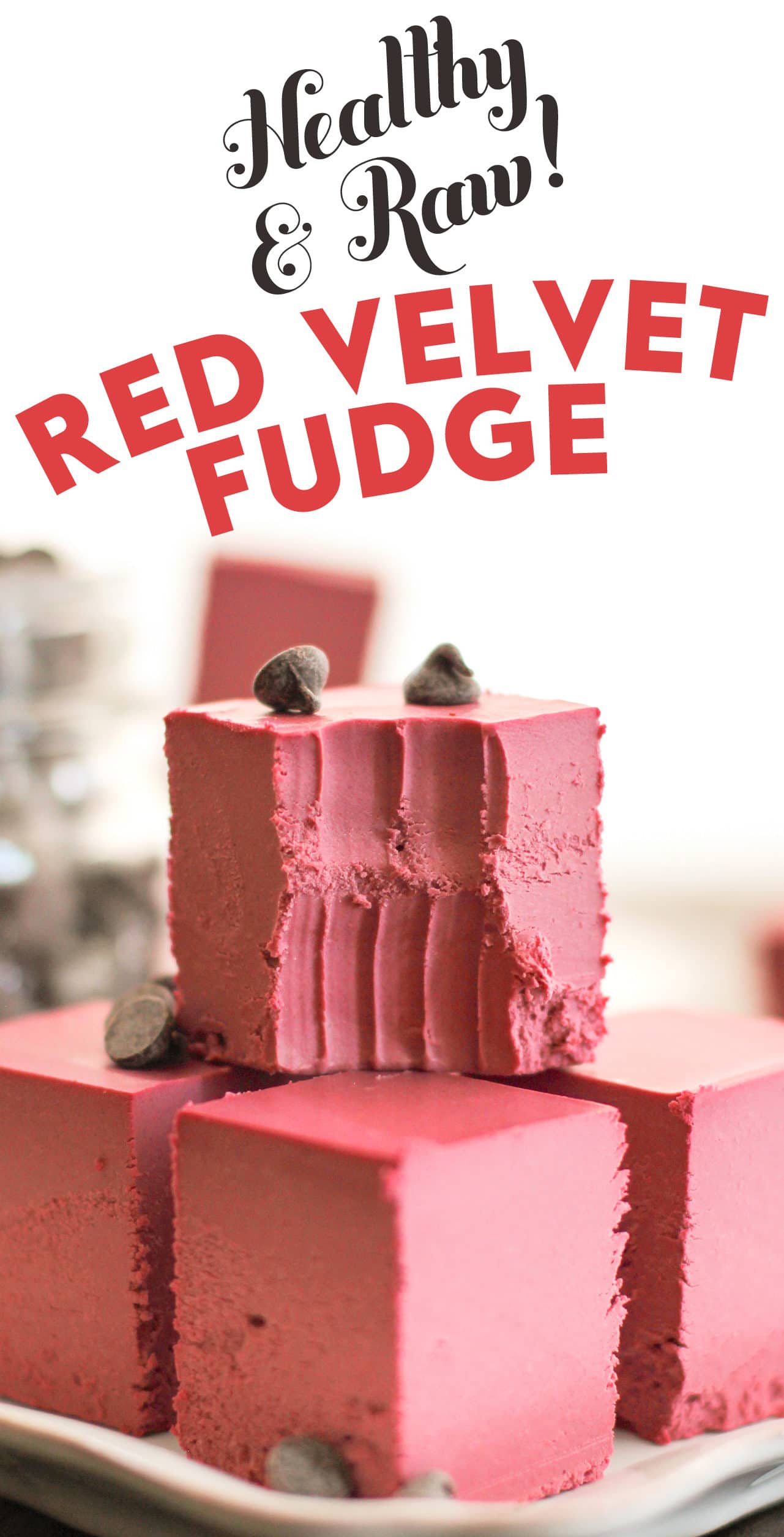 Raw red velvet fudge