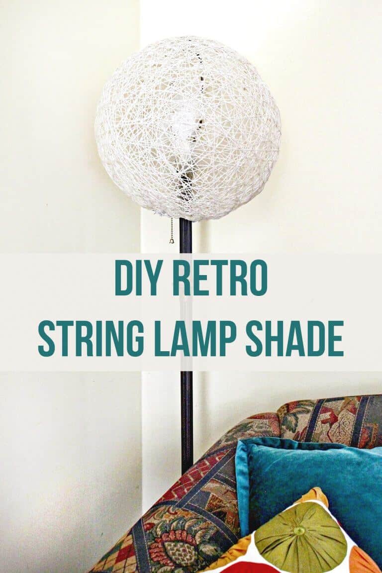DIY retro string lamp shade