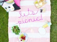 Giant embroidered picnic blanket 200x150 For the Sunnier Days: 15 Best DIY Picnic Blanket Tutorials