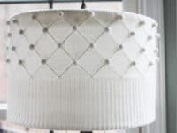 Homemade sweater lamp shade 200x150 15 DIY Lamp Shade Tutorials that Bring Brightness to your Home