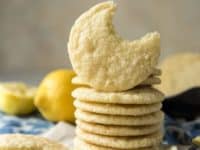 Soft and chewy lemon sugar cookies 200x150 Refreshing and Cheerful: 15 Tasty Spring Cookie Recipes