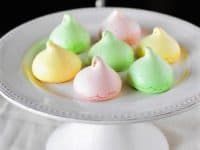 Spring pastel meringue cookies 200x150 Colors and Tastes of Spring: 15 Awesome Pastel Colored Food Recipes