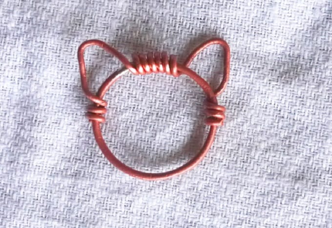 DIY wire wrapped cat wring