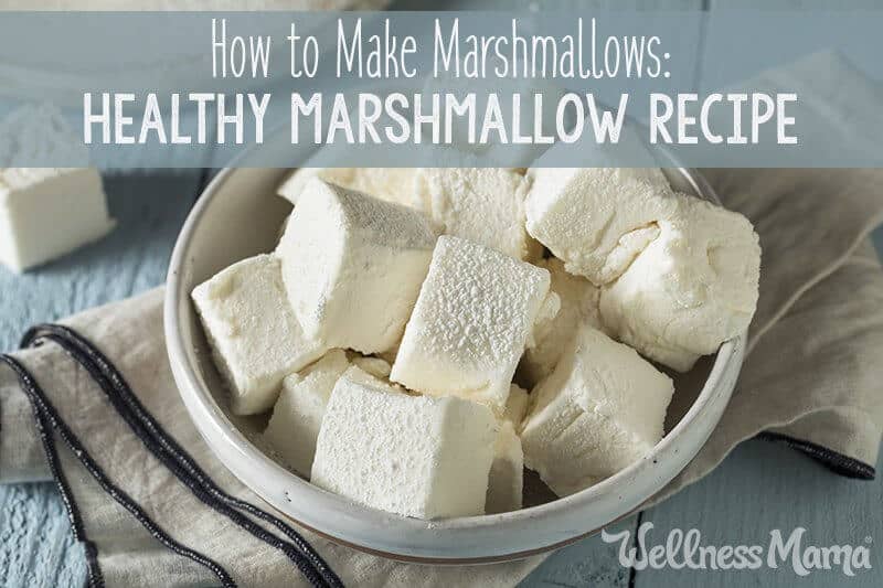 Healthy homemade marshmallow recipe
