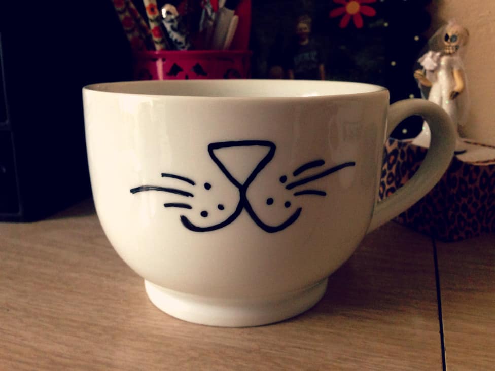 Personalized kitty mug