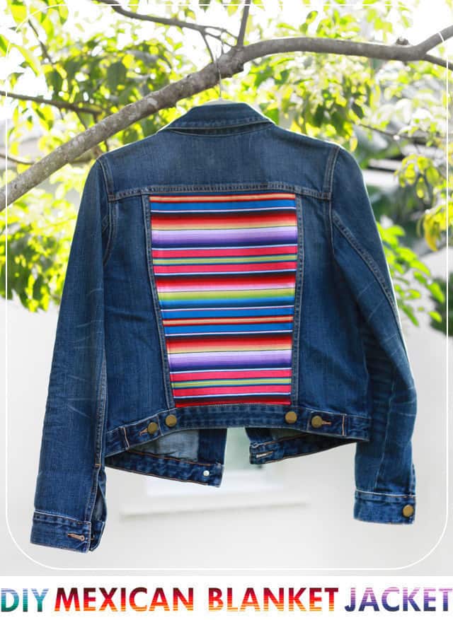 Mexican blanket jacket
