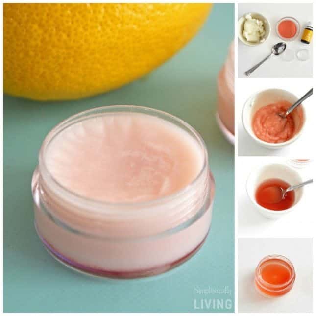 Raspberry lemon lip balm