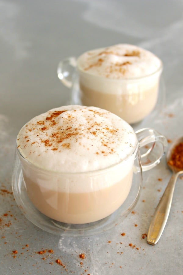 Almond coconut Chai tea-latte