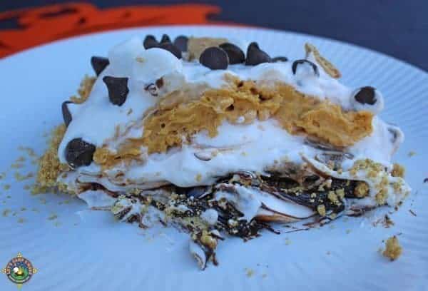 No-bake S’more pumpkin cream pie