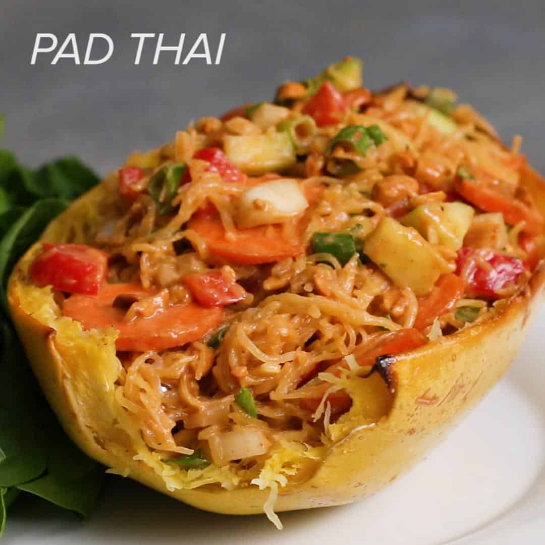 Pad Thai spaghetti squash
