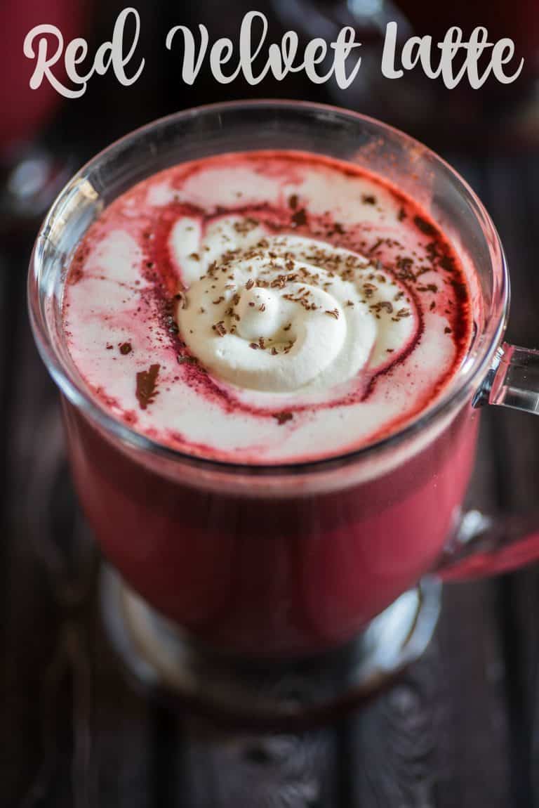 Red velvet latte