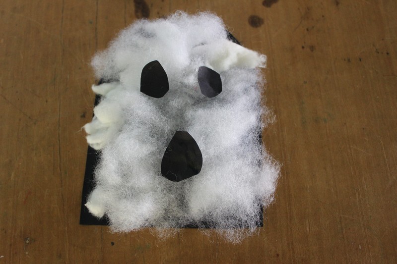 Cotton ball ghosts