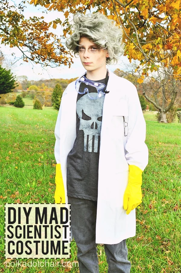 DIY mad scientist costume