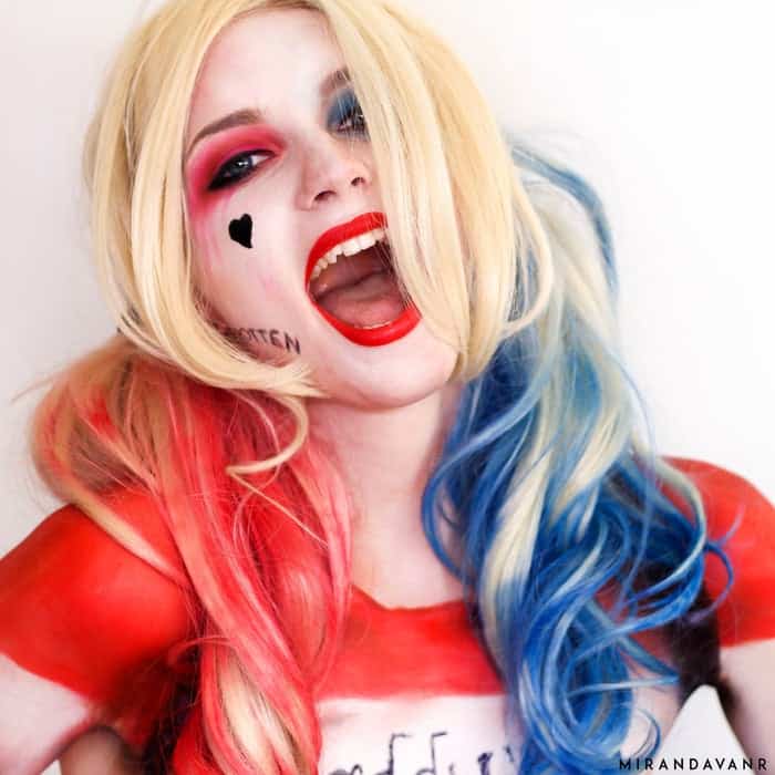 Harley Quinn makeup